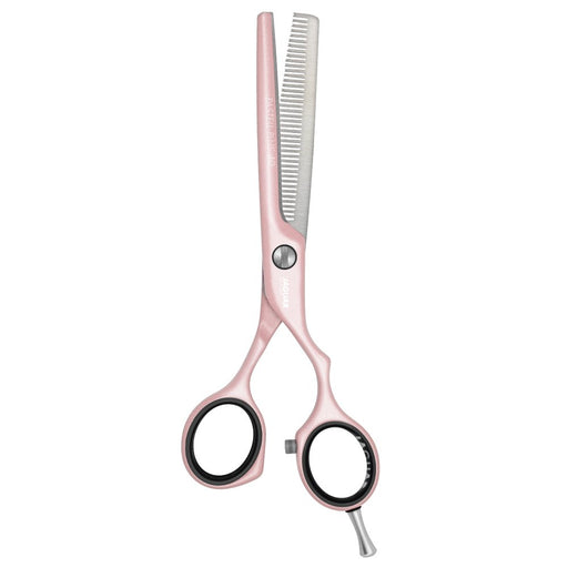 Jaguar White Line Pastel off set Thinning Scissor 5.5inch Rose