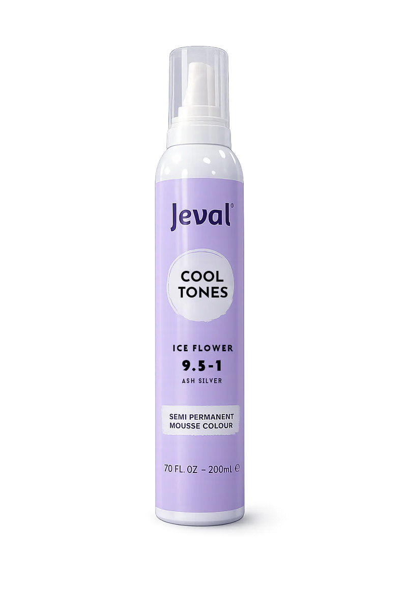 Jeval Cool Tones Ice Flower Semi Permanent Mousse Colour - 9.5-1