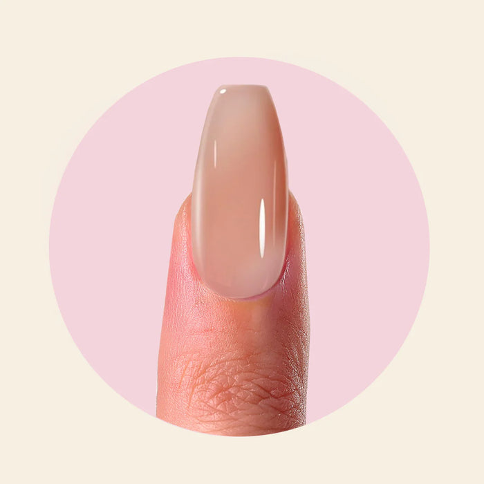 Glowing Mitty Cotton Candy Jelly Polish