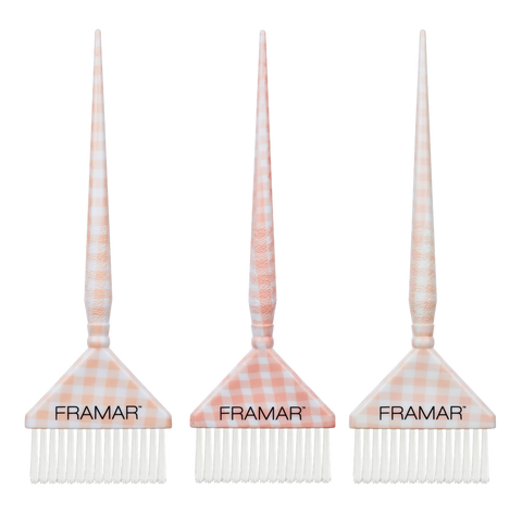 Framar Peach Please Big Daddy Brush Set
