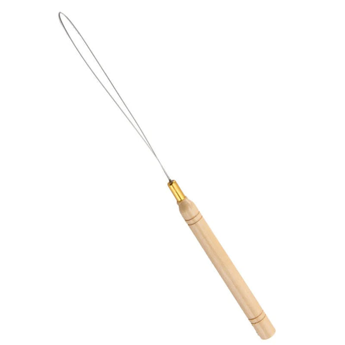 Jeorg Hair Extension Looping Tool Wooden Handle