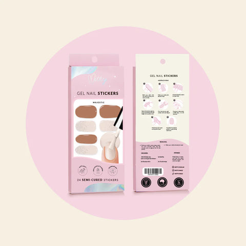 Mitty Semi-Cured Gel Nail Stickers - Majestic