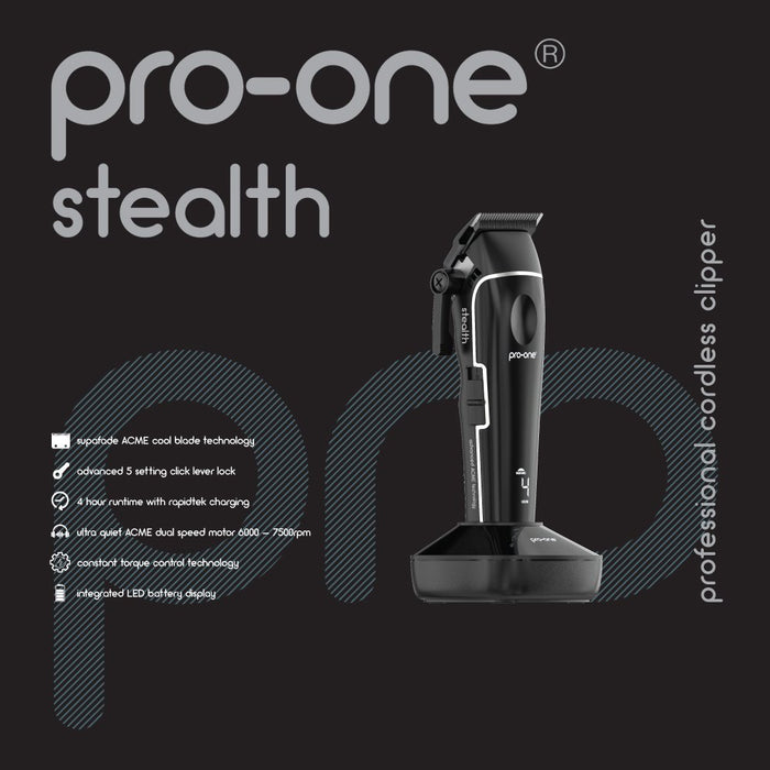 Pro-One Stealth Cordless Clipper