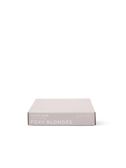 Foxy Blondes Plain Jane Extra Wide Pop Up Foil