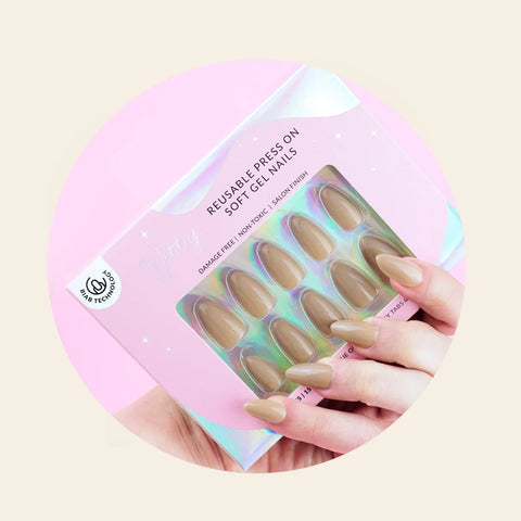 Mitty Press On Nails - Fawn