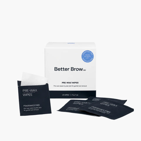 Better Brow Pre Wax Wipes