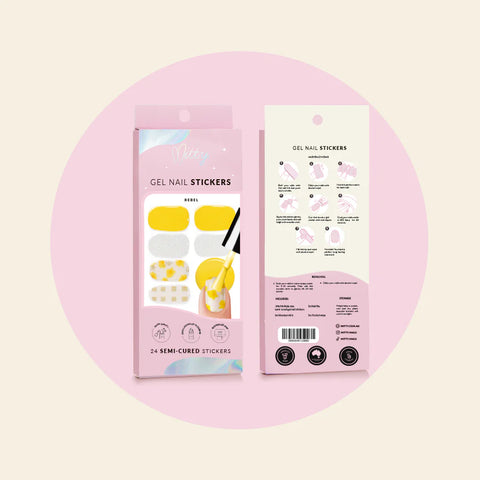 Mitty Semi-Cured Gel Nail Stickers - Rebel