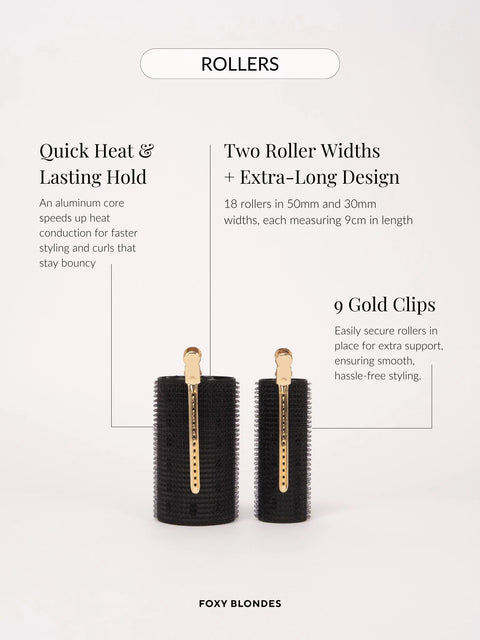 Foxy Blondes Hair Roller Kit