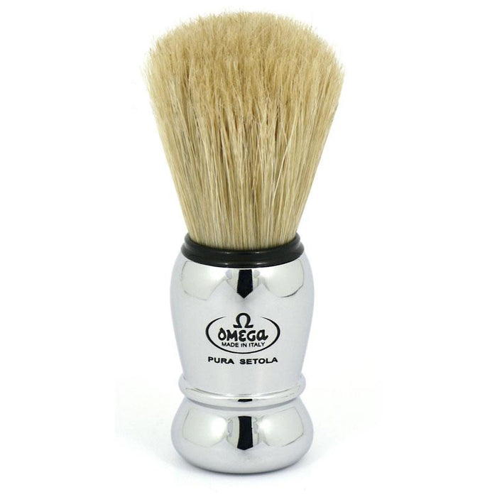 Omega Silver Handle 100% Pure Bristles