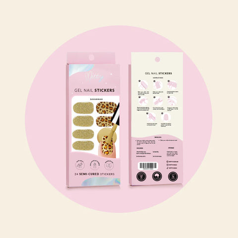 Mitty Semi-Cured Gel Nail Stickers - Savannah