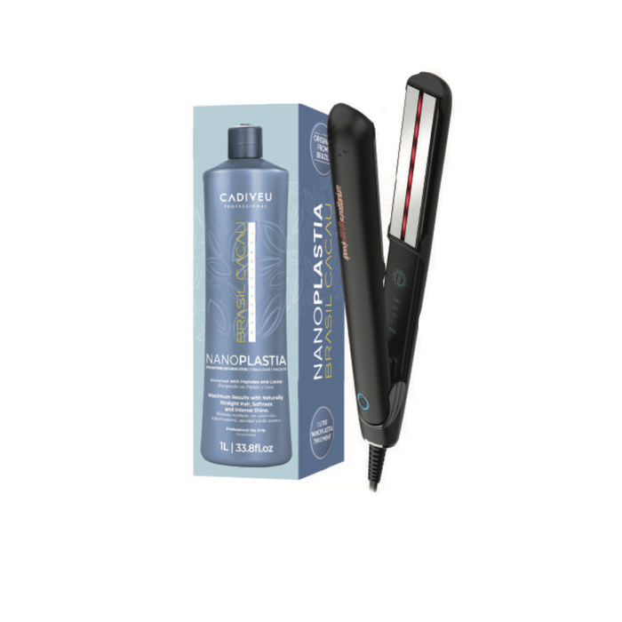 Brasil Cacau Nanoplastia Treatment with Bonus Speedy Titanium 230IR Straightener