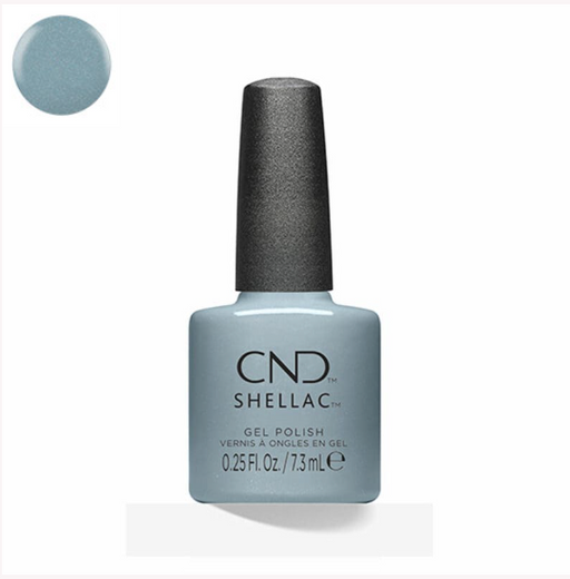 CND Shellac Teal Textile