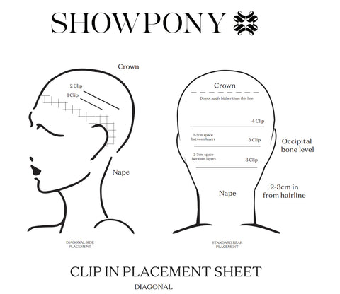 Showpony 20" 7-piece Clip In Hair Extensions Box Set