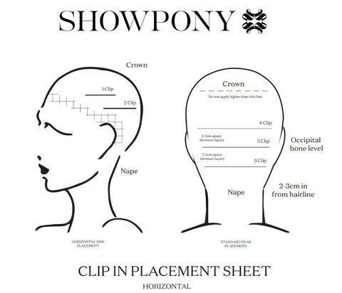 Showpony 20" 7-piece Clip In Hair Extensions Box Set