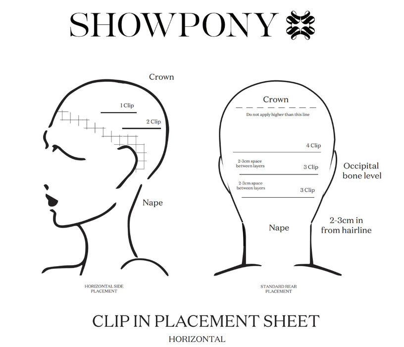 Showpony 20" 7-piece Clip In Hair Extensions Box Set