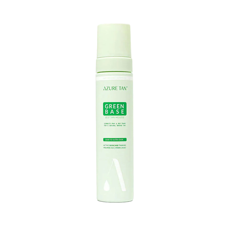 Azure Tan Self Tan Mousse - Green Base - Dark To Ultra Dark
