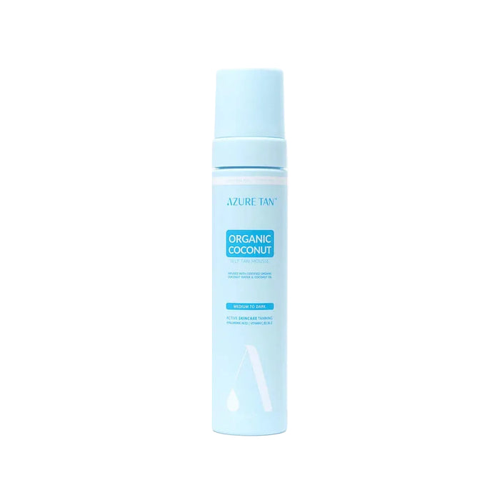 Azure Tan Self Tan Mousse Organic Coconut - Medium to Dark