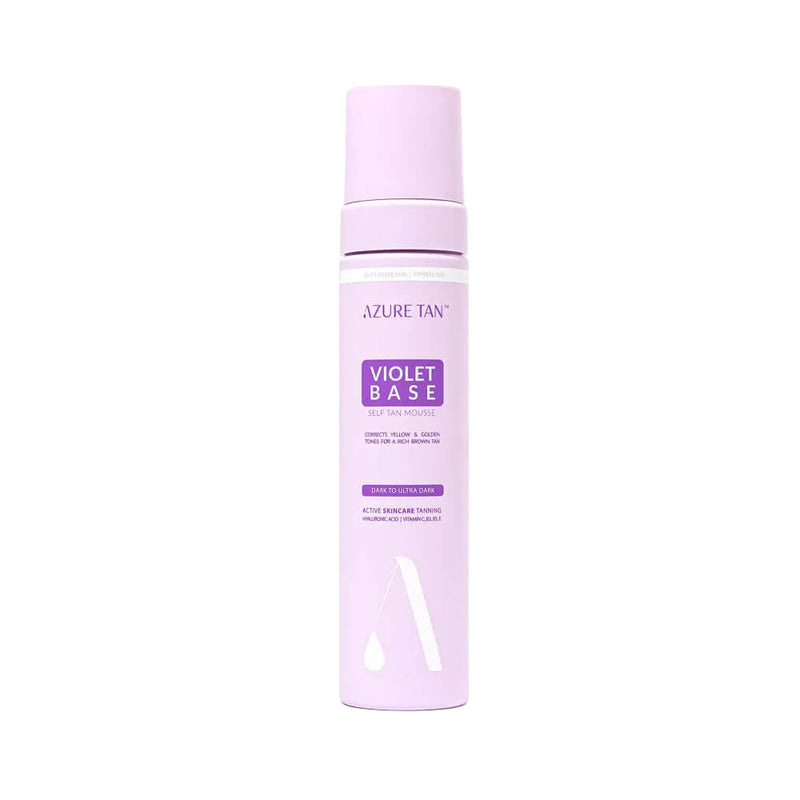 Azure Tan Self Tan Mousse - Violet Base - Dark To Ultra Dark