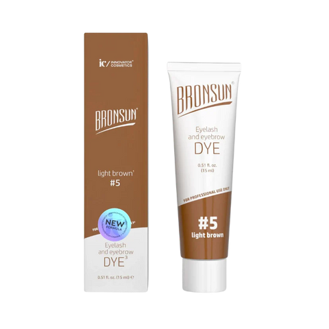 Bronsun Gel Lash & Brow Dye - Light Brown #5 - *New Formula*