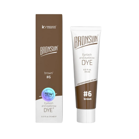 Bronsun Gel Lash & Brow Dye - Brown #6 - *New Formula*