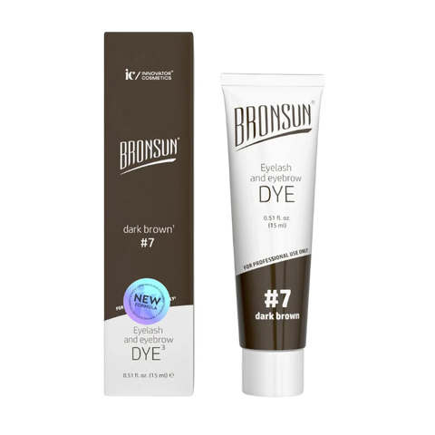 Bronsun Gel Lash & Brow Dye - Dark Brown #7 - *New Formula*