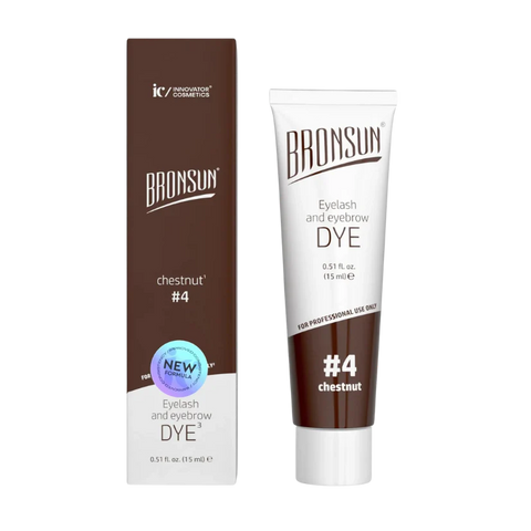 Bronsun Gel Lash & Brow Dye - Chestnut #4 - *New Formula*
