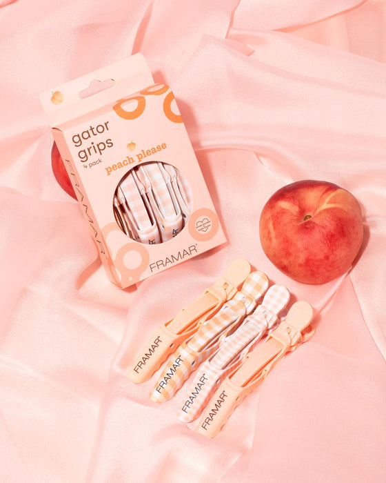Framar Peach Please Gator Grip Clip