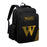 Wahl Black Backpack Yellow Wahl Logo
