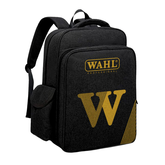 Wahl Black Backpack Yellow Wahl Logo