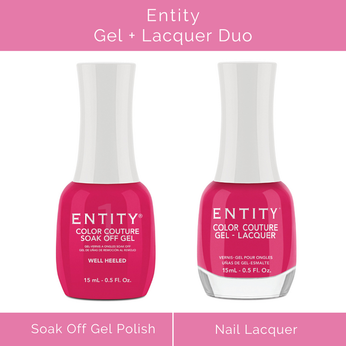 Entity Color Couture Gel + Lacquer Duo - Well Heeled