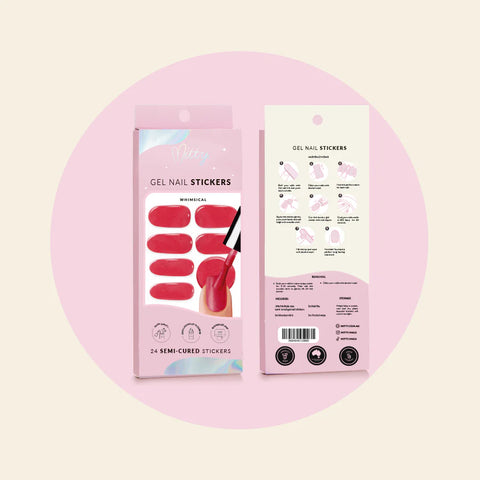 Mitty Semi-Cured Gel Nail Stickers - Whimsical