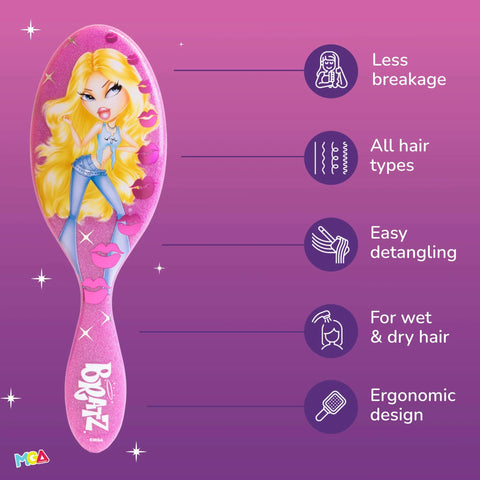 Wet Brush x Bratz Original Detangler & Wing Bobby Slide Kit - Cloe