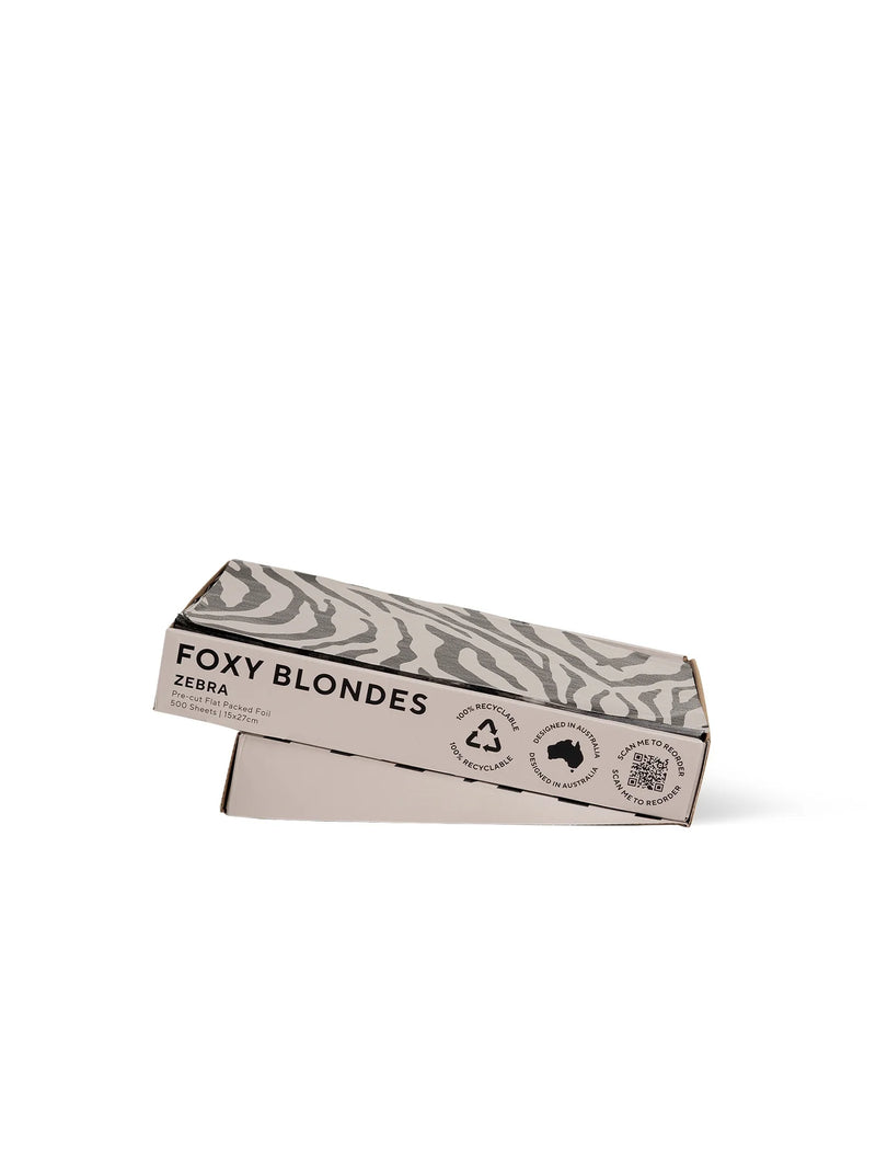 Foxy Blondes Zebra Flat Pack Foil