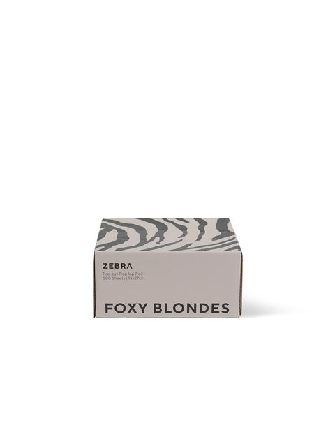 Foxy Blondes Zebra Pop Up Foil