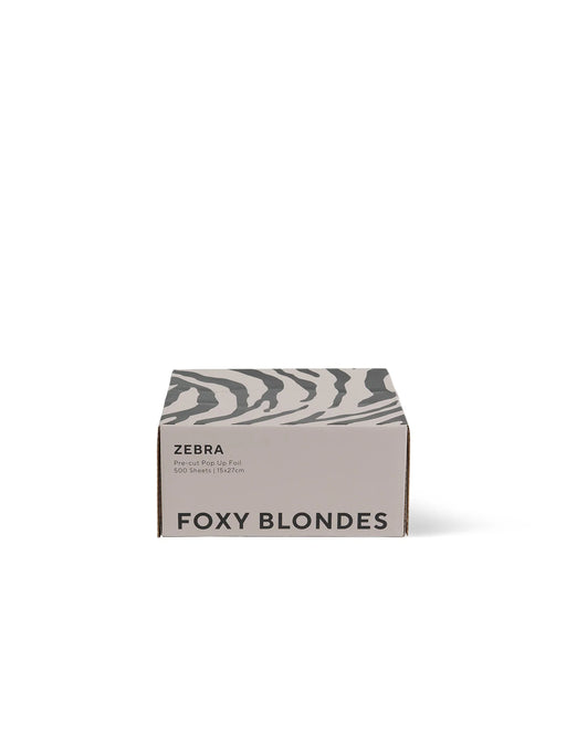 Foxy Blondes Zebra Pop Up Foil