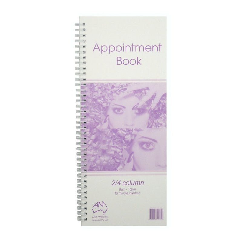 AM Williams Appointment Book 2 Column