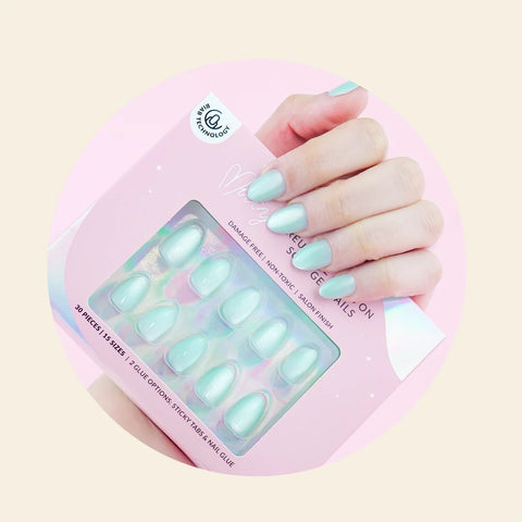 Mitty Press On Nails - Aqua Beauty