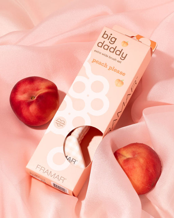 Framar Peach Please Big Daddy Brush Set