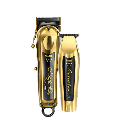 Wahl Gold Magic Clip & Gold Detailer Li Combo