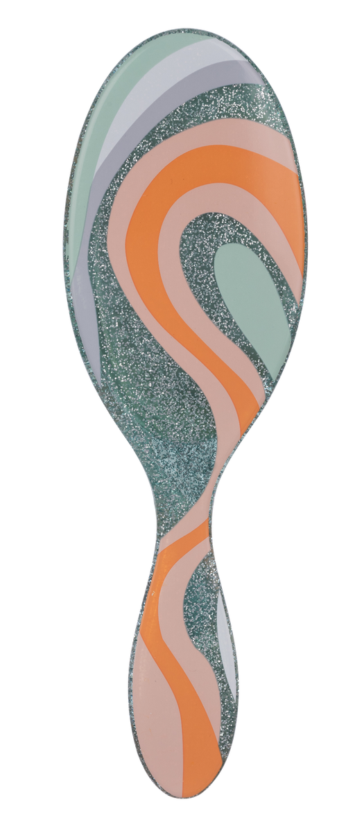 Wet Brush Original Detangler Glitter Vortex - Teal