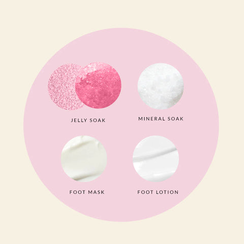 Mitty 4 Step Pedi Kit - Rose