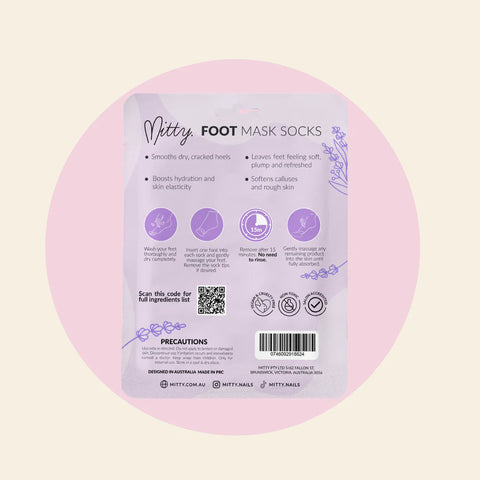Mitty Foot Mask Socks