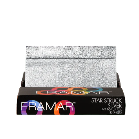 Framar Star Struck Silver Pop Up Foil 25 Sheet Sample Pack