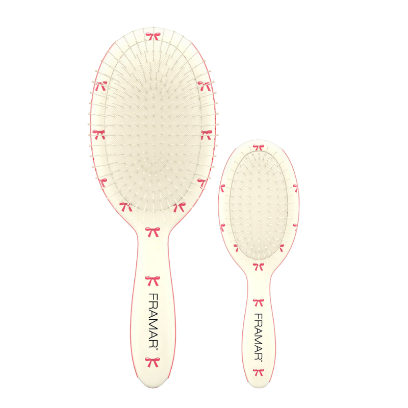 Framar Holiday Detangle Brush Duo