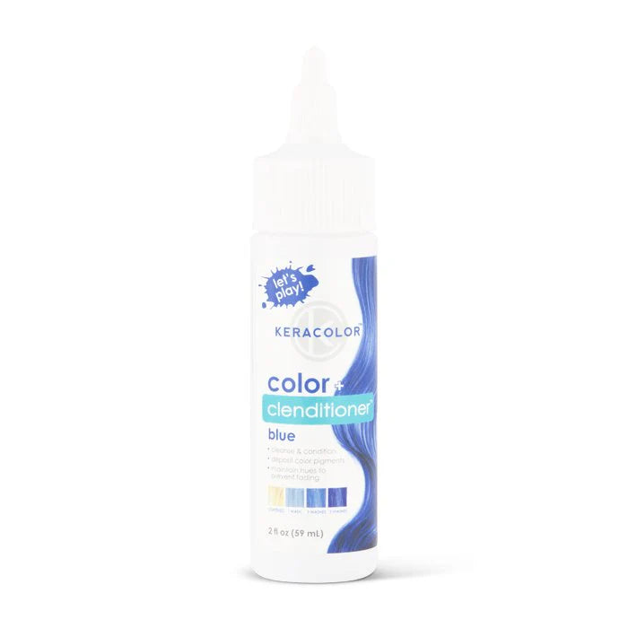 Keracolor Color + Clenditioner 355ml - BLUE main image 1