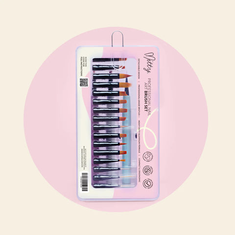 Mitty Professional Nail Art Brush Set