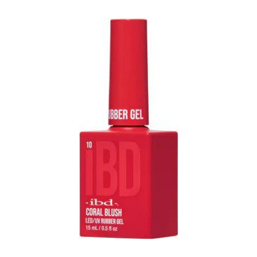 IBD Rubber Gel Polish Coral Blush