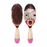 Brushworx Artists and Models Oval Cushion Hair Brush - Sugar Baby