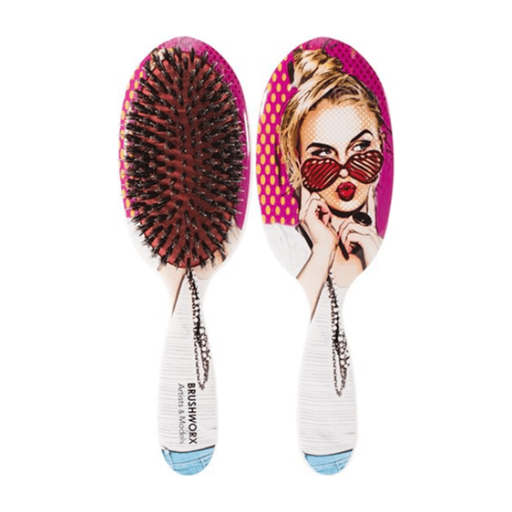 Brushworx Artists and Models Oval Cushion Hair Brush - All About Me
