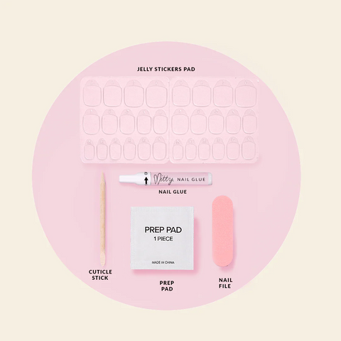 Mitty Press On Nails - Bow Bow